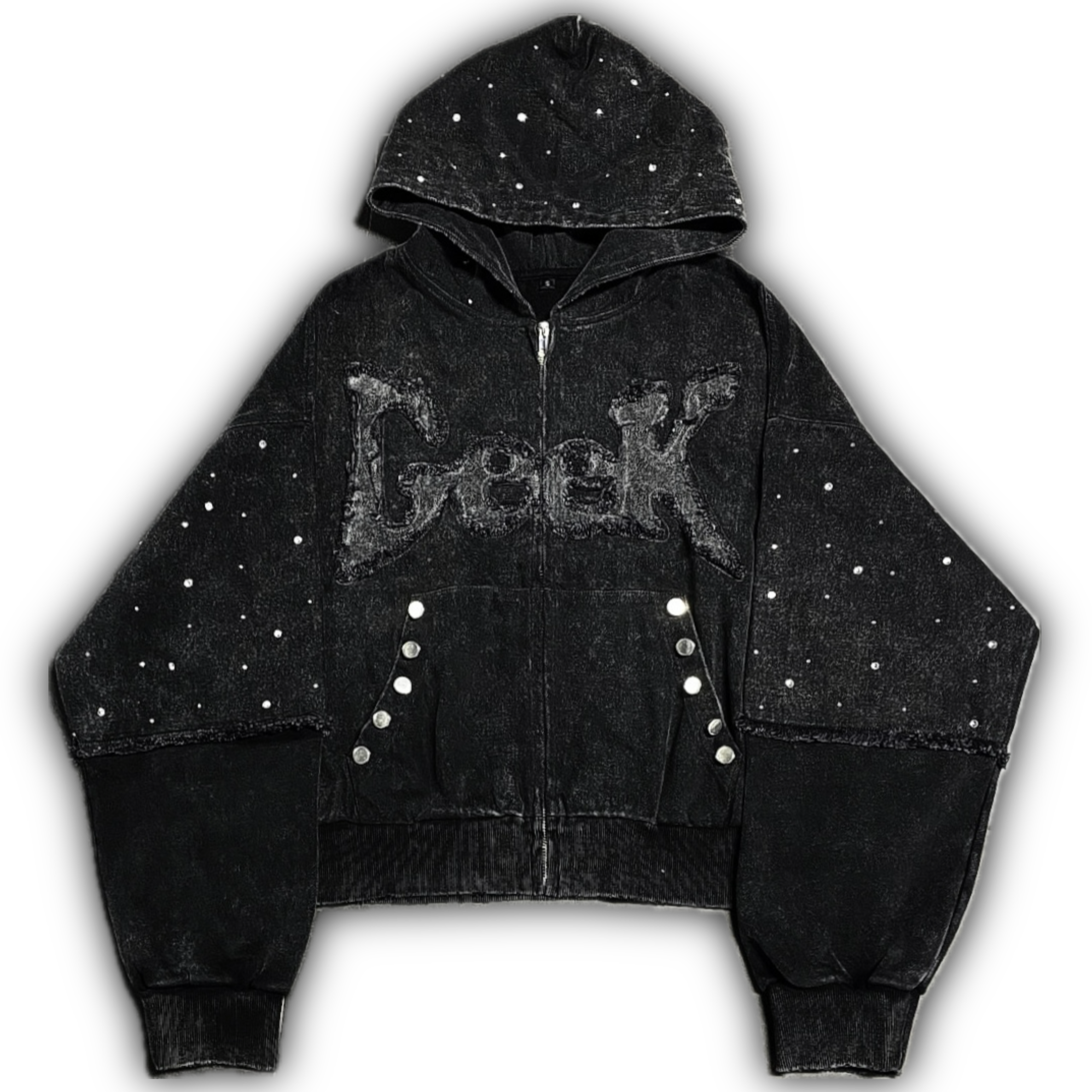 “GEEK” DENIM JACKET